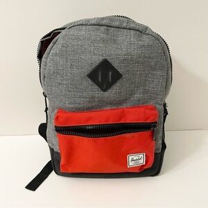 Herschel Supply Company Gray and Red Backpack Stains